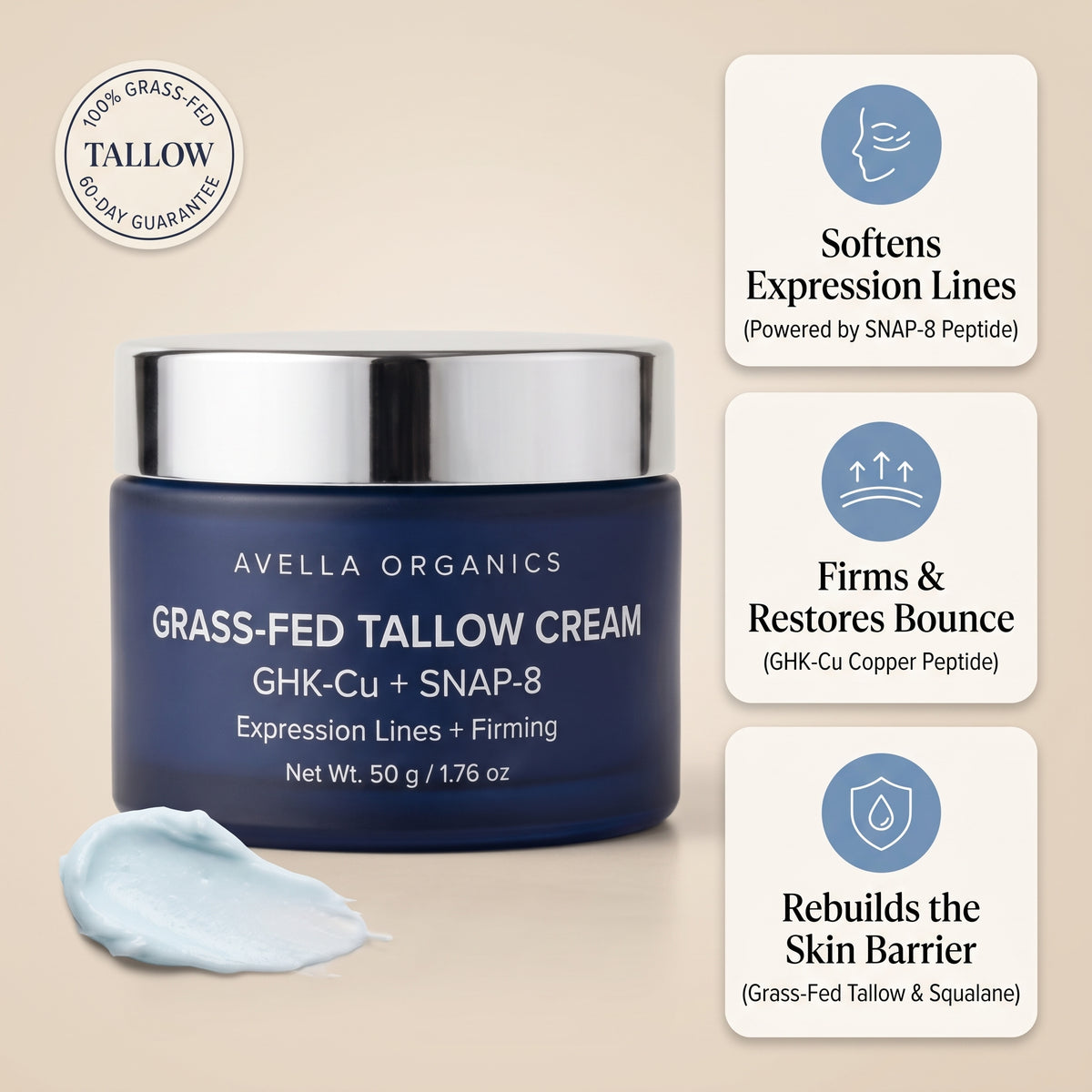 Avella Organics tallow cream benefits
