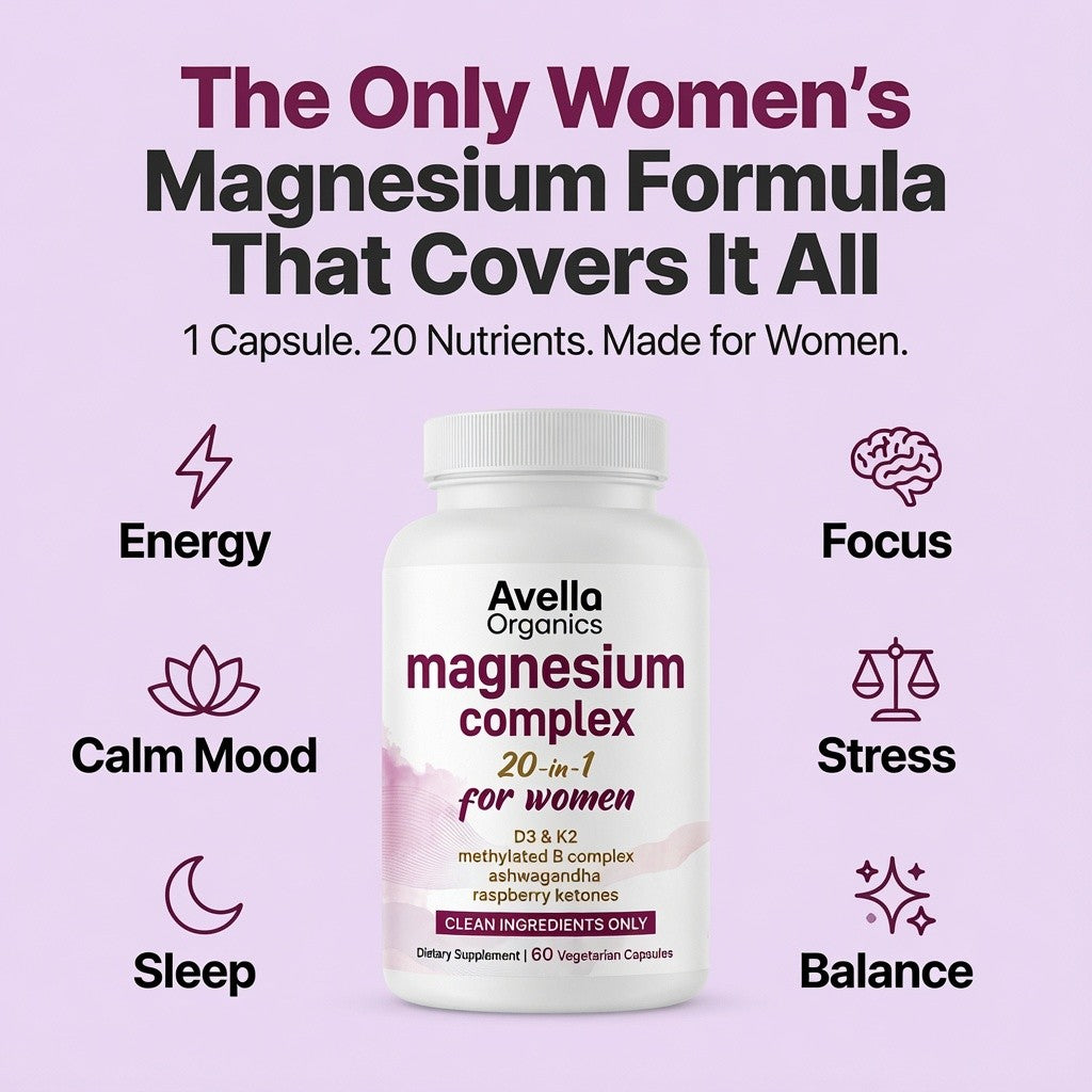 Magnesium Complex for Women | 20-in-1