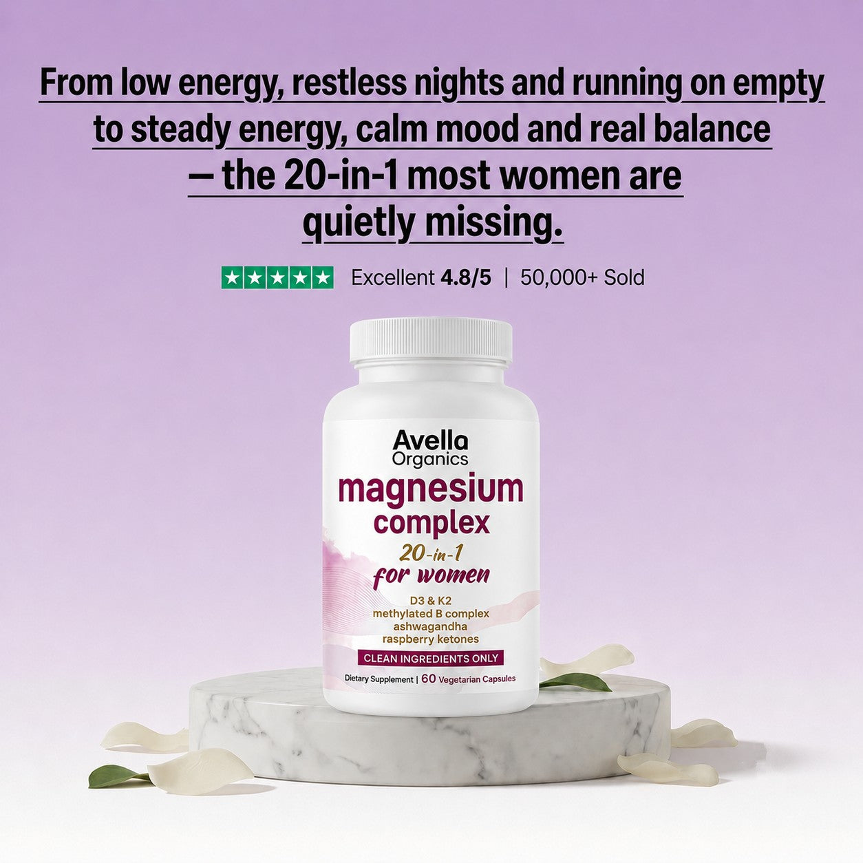 Magnesium Complex for Women | 20-in-1