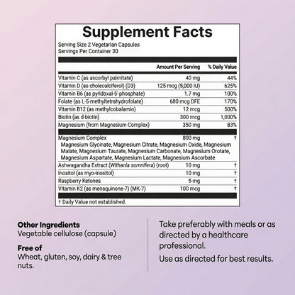 Magnesium Complex for Women | 20-in-1