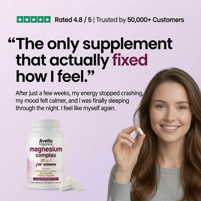 Magnesium Complex for Women | 20-in-1